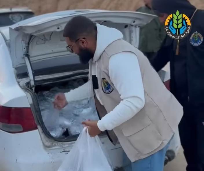 تجهيز إفطار صائم في رفح: دفء العطاء في أول أيام رمضان