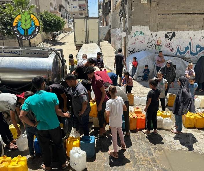 سُقيا العطشى على الظمأ في شمال غزة