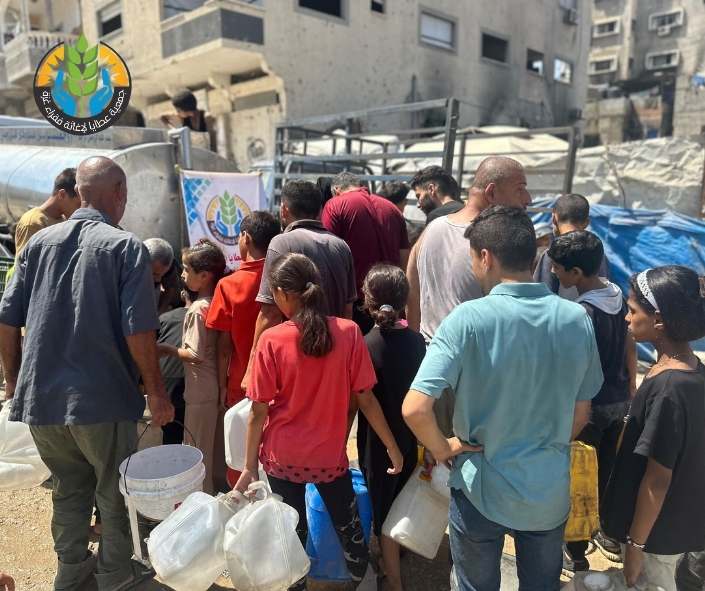 "سقيا الماء في شمال غزة.. جرعة أمل في زمن العطش"