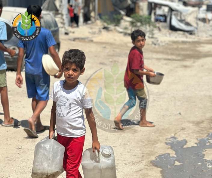 "سقيا الماء في شمال غزة.. جرعة أمل في زمن العطش"
