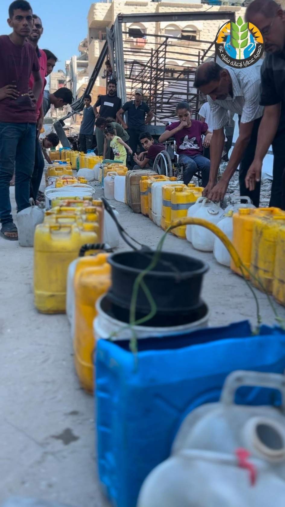 سقيا الماء.. شريان حياة في شمال غزة
