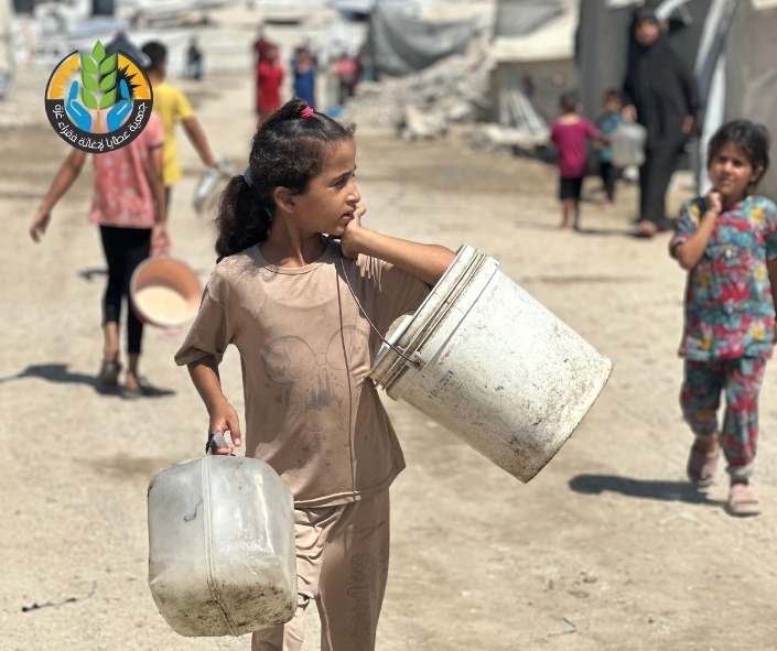 "سقيا الماء في شمال غزة.. جرعة أمل في زمن العطش"