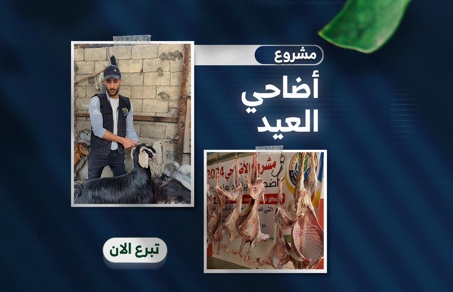 مشروع أضاحي العيد – خلّي فرحة العيد توصل لكل بيت